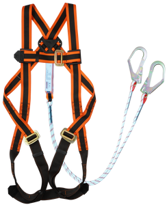 Full Body Harness Lite 1 D-ring – Double Kernmantle Lanyard Set