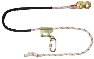 Work Positioning Lanyard with Rope Grab